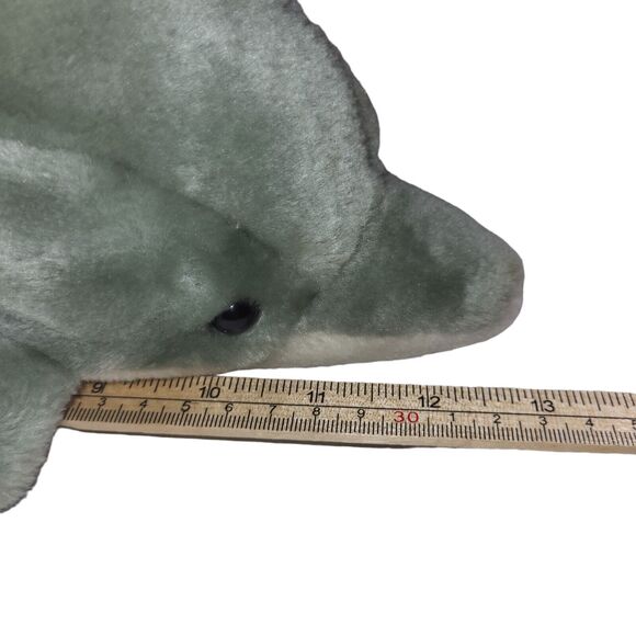 Vintage Gibson Greetings Plush Dolphin Sounds Stuffed Animal 1996 13" - Picture 9 of 11